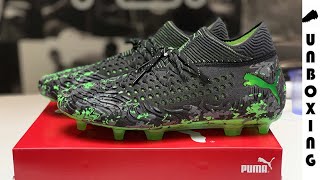 PUMA Future 19.1 Netfit FG/AG Hacked - PUMA Black/Green Gecko