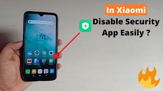 How to disable/Remove Security App In Any Xiaomi,Redmi,POCO Device | Simple Trick In Hindi.