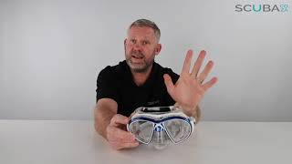 Cressi Air Crystal Mask, product review by Kevin Cook, SCUBA.co.za