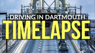 Exploring Dartmouth in 4K Timelapse | Scenic Winter Drive in Nova Scotia