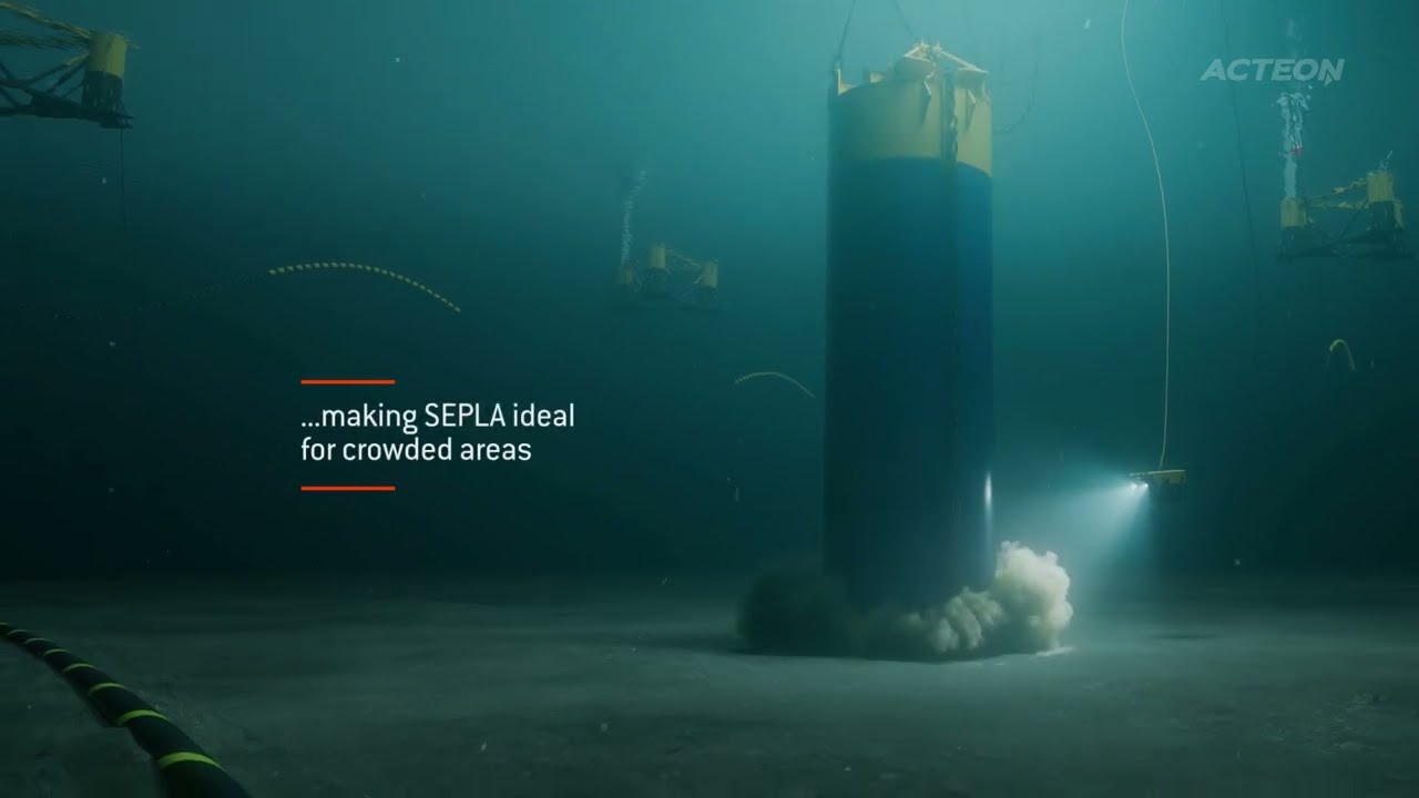 ACTEON | SEPLA (Suction Embedded Plate Anchor) - YouTube