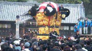 2009新居浜太鼓祭り　宮出し１