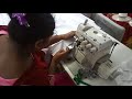 how to attach shoulder with assembly shoulder attach by overlock machine শার্টের সোলডার জয়েন