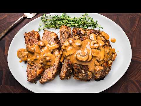 Meatloaf Muffins with Brown Gravy Recipe