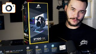 Nejlepší herní klávesnice a stojánek na sluchátka?! - Corsair K95 RGB Platinum \u0026 ST100 RGB