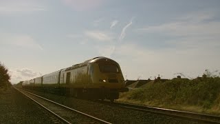 Prestatyn 14.8.2014 - 43014 Railway Observer \u0026 43013 7on NMT New Measurement Train