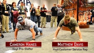 Push-Up contest with Cameron Hanes and Matthew Davis