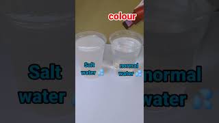 new science experiment with salt and water 💦 do at home very early
