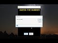 Visual Basic Tutorial - Guess the Number Game