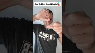 Rubber Band Magic Trick Tutorial 🤯🎩😱 #shorts #viral #trending