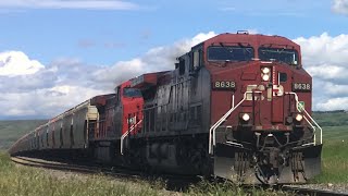 DUAL FALGS LEADER!!!! Canadian Pacific Potash (CP 602) East At Bearspaw, AB!