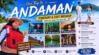 Andaman Trip Itinerary & Budget 2026 | Port Blair, Havelock Island, Neil Island & Baratang Island🌴