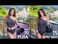 Huawei Pura 70 Pro VS iPhone 15 Pro Max Camera Test Comparison