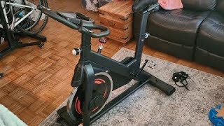 Exercise Bike, MKHS Indoor Cycling Bike with Monitor Screen Magnetic Resistance Spin Bike Review