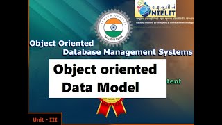 OODB 3 Object oriented Data Model