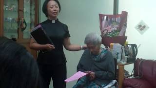 20190721林美蕉教授90歲生日感恩禮拜聖詩379首及祈禱