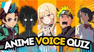 Guess the ANIME by VOICE🔥 EXTREME DIFFICULTY 🎵🔍 ANIME VOICE QUIZ