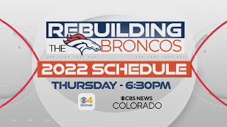 Don't Miss A CBS4 Sports Special About The 2022 Broncos Schedule Release
