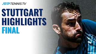Marin Cilic vs Felix Auger-Aliassime | Stuttgart 2021 Final Highlights