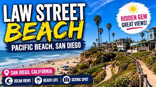 Law Street Beach Pacific Beach San Diego California | Hidden Coastal Gem Tour