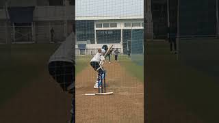 kl Rahul practice with sidearm specialist Abhishek jain