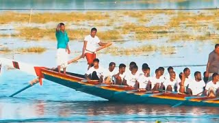 হাটগ্রাম নৌকা বাইচ হাদল বিশাল এক নৌকা বাইচের|| আয়োজন করেছে পাবনা ফরিদপুর হাদল||চলনবিল নৌকা ২০১৯সাল