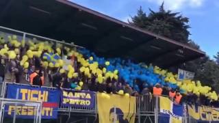 Coreografia della Curva Duomo a Recanati (Recanatese - Fermana 05/03/2017)