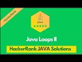 HackerRank Java Loops II problem solution in Java | Java problems solutions | Programmingoneonone