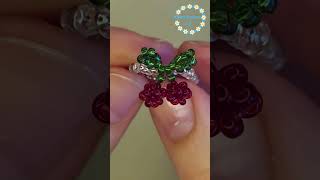 Детальний туторіал 🍒 уже на каналі @namystynkyiya #cherryring #diy #beads