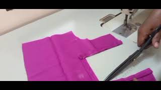 ப கழுத்து தைப்பது எப்படி/ப neck stitching easy method @arultailor #tailaring #youtube