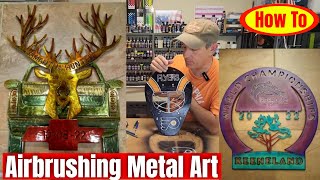 Airbrushing Metal Art - How To