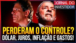 DESCONTROLE! DÓLAR, SELIC e INFLAÇÂO SUBINDO SEM PARAR! O GOVERNO NÃO CORTA GASTOS!