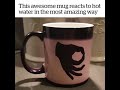 Upside down OK hand gesture sign circle game color changing mug cup magic mug