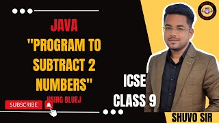"10. Subtracting Two Numbers Made Easy! Java Tutorial in BlueJ"