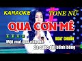 Qua Cơn Mê karaoke Tone Nữ Beat Chuẩn | Đăng Trung kara .0364274243