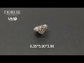 fiorese jewelry 1.18 carat 6.35*5.90*3.96 cushion cut lab diamond ij vs mmr76