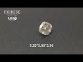 fiorese jewelry 1.18 carat 6.35*5.90*3.96 cushion cut lab diamond ij vs mmr76