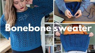 Knitting the Bonebone sweater | Project vlog