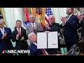 Trump signs order to speed up review of psychedelic drugs for mental health treatment