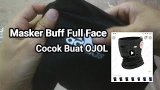 UNBOXING,, Masker Buff Full Face Pria dan Wanita