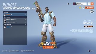 Legendary Skin for Baptiste (Tropical), S5 Store Update. [Overwatch 2 - Highlight - Jul.23]