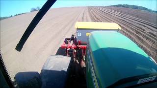 | Sázení brambor | Potato planting | John Deere 6620 + Grimme \u0026 AVR