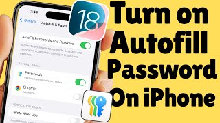 How To Turn On Autofill Passwords On iPhone in iOS 26 (Fix Not Working) - Passkeys, Codes