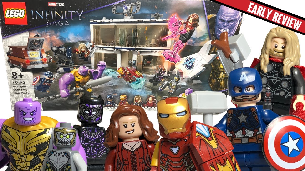 LEGO AVENGERS ENDGAME FINAL BATTLE Infinity Saga Set 76192 REVIEW - YouTube