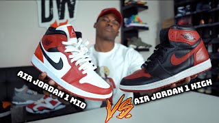 Why Everyone HATES Air Jordan 1 Mids | Jordan 1 High vs Jordan 1 Mid