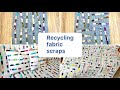 Sewing Small Scraps and Pieces of Fabric. Easy Patchwork Block. For Beginners.