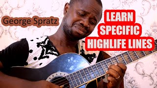 Guitar Lesson: Specific Highlife Solos and lines in KEY F