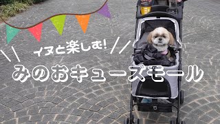 【イヌとおでかけ】みのおキューズモールをイヌと楽しむ！