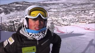 Alpine ski racing line, tactics for U10s