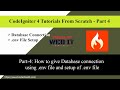 CodeIgniter 4 - Part-4: How to Connect Database using .env file in Codeigniter 4 & setup .env file
